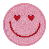 Heart Eye Smiley Fuzzy Patch - Denny's