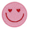 Heart Eye Smiley Fuzzy Patch - Denny's