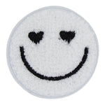 Heart Eye Smiley Fuzzy Patch - Denny's