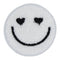 Heart Eye Smiley Fuzzy Patch - Denny's