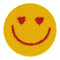Heart Eye Smiley Fuzzy Patch - Denny's