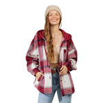 Plaid Hooded Flannel - Denny's