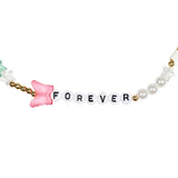 Stars, Pearls & Lucite Butterfly Forever Necklace - Denny's