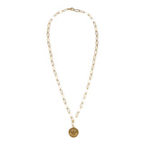 Gold Smiley Face Necklace - Denny's