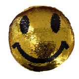 Reverse Sequins Smile Pillow - Denny's