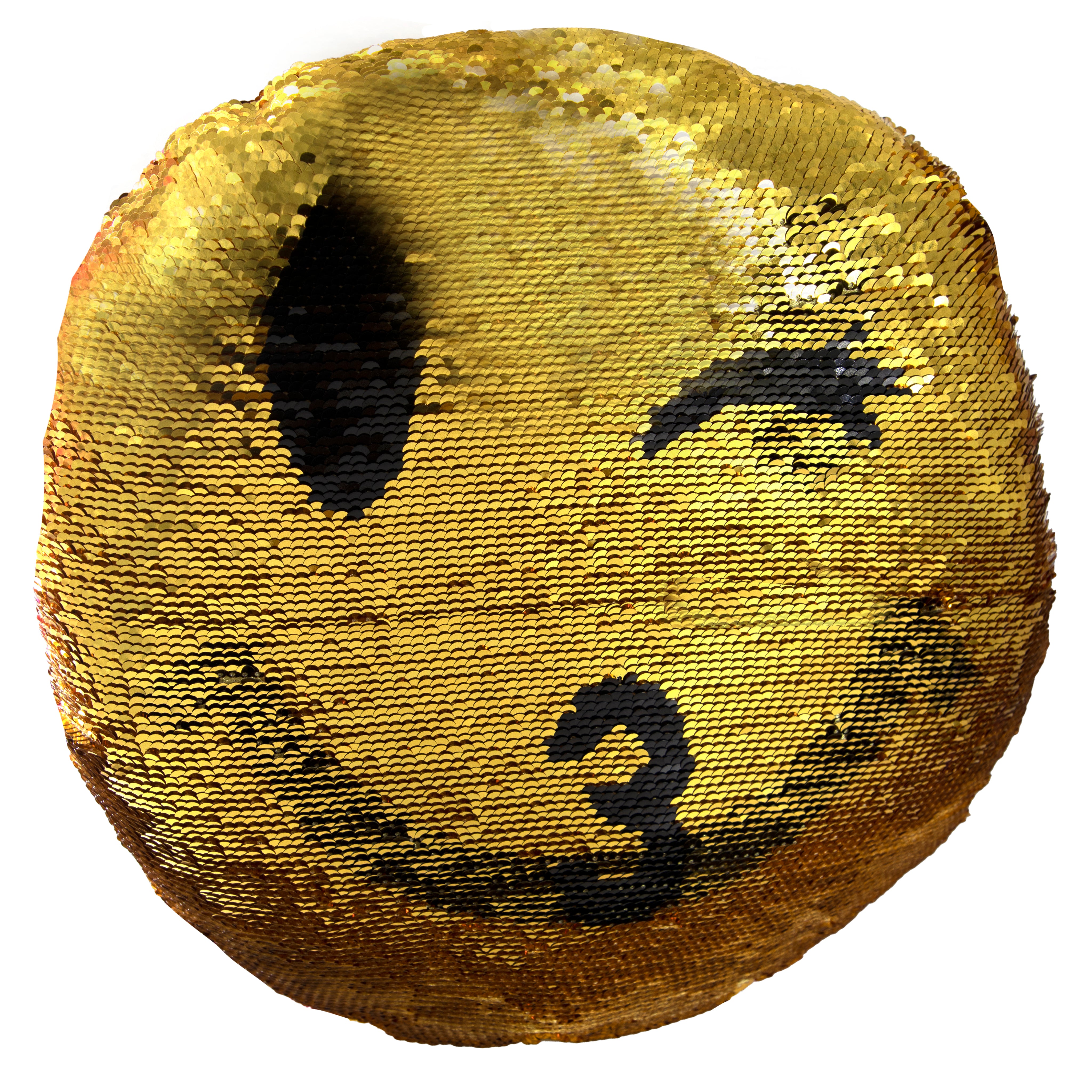 Reverse Sequins Smile Pillow - Denny's