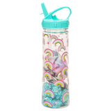 Plastic Water Bottle Set w 3pc Twisters Rainbow Stars - Denny's