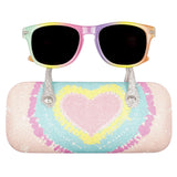 Heart Tie Dye Sunglasses and Case - Denny's