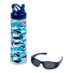 Camo Water Bottle and Sunglass Set - Denny's
