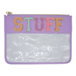 Stuff Nylon Clear Cosmetic Bag - Denny's