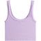 Ribbed Knit Crop Scoop Tank - Denny's