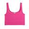 Ribbed Knit Crop Scoop Tank - Denny's