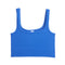 Ribbed Knit Crop Scoop Tank - Denny's