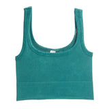 Vintage Chevron Crop Tank - Denny's