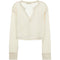 L/S Crop V-Neck Thermal - Denny's