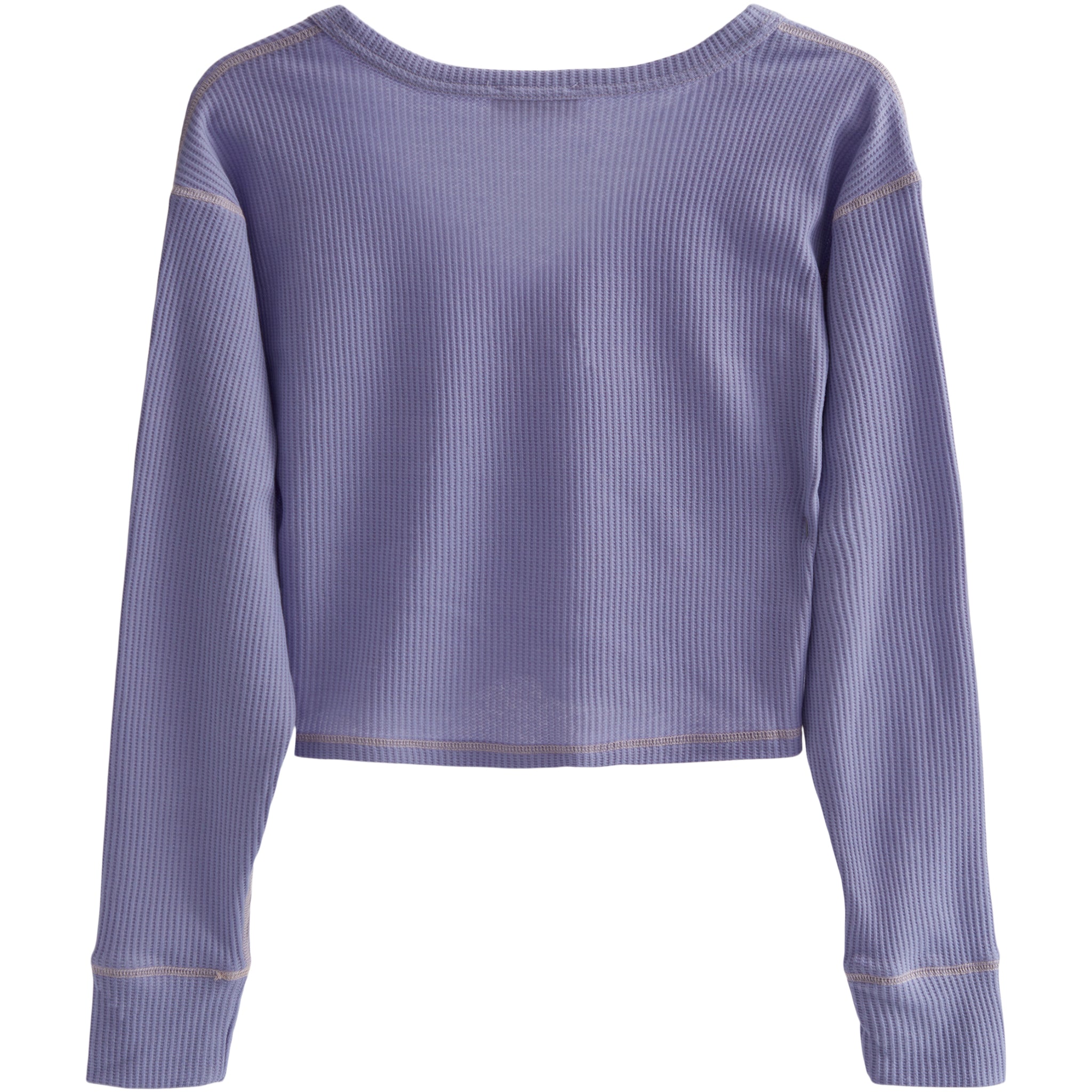L/S Crop V-Neck Thermal - Denny's