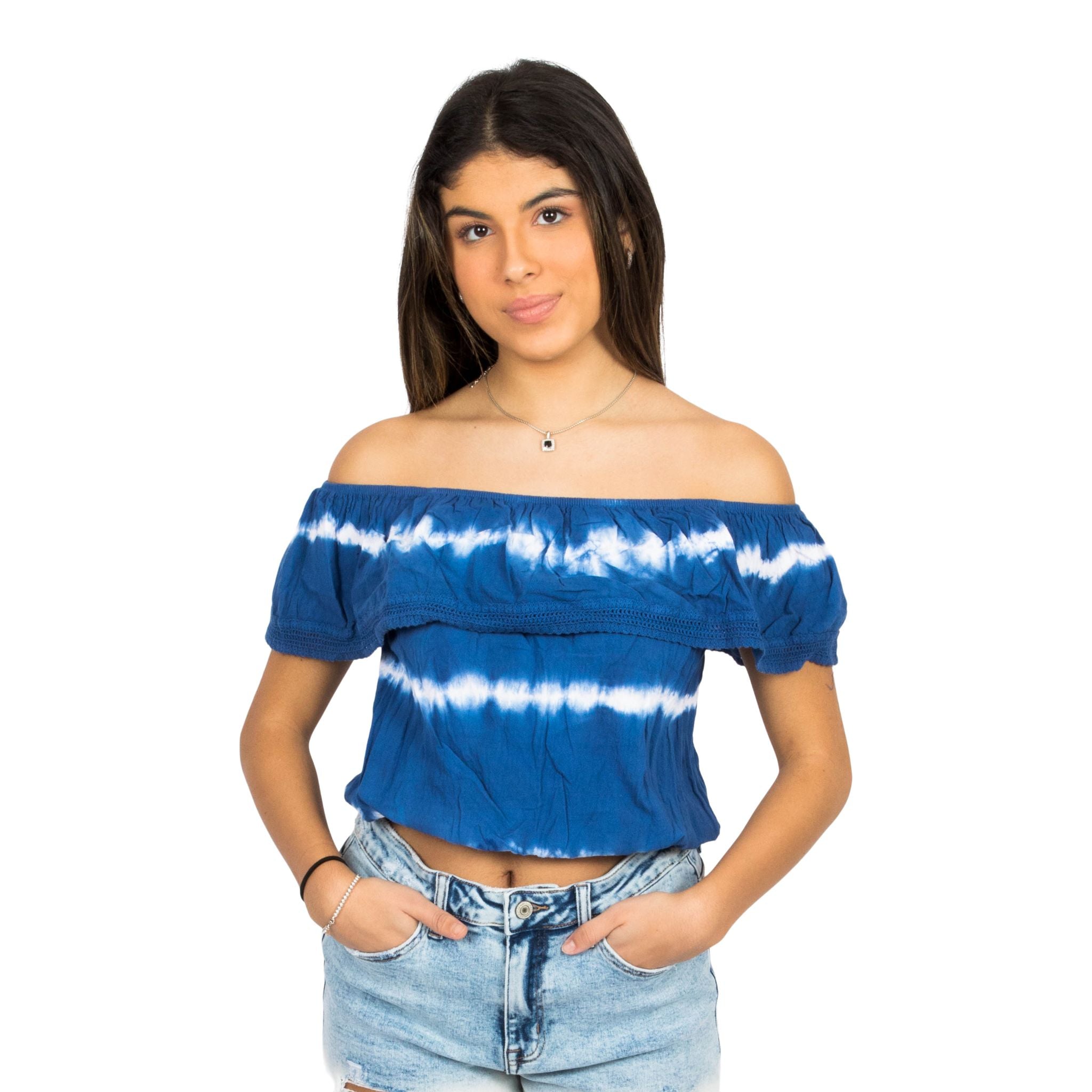 Tie Dye Off Shoulder Top - Denny's