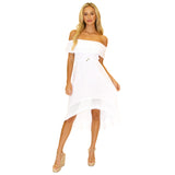 Off Shoulder Gauze Dress - Denny's