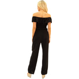 Gauze Off Shoulder Crop Top - Denny's