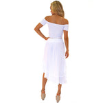 Hi Low Ruffle Gauze Skirt - Denny's