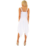 Uneven Hem Gauze Tank Dress - Denny's