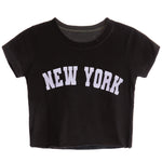 New York Crop Tee - Denny's