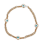Multi Evil Eye Stretch Bracelet - Denny's