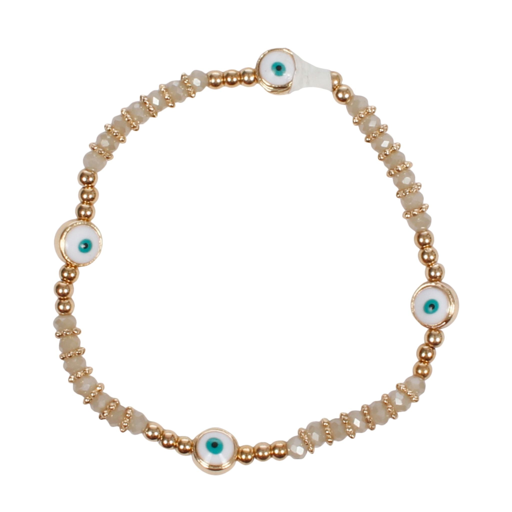 Multi Evil Eye Stretch Bracelet - Denny's