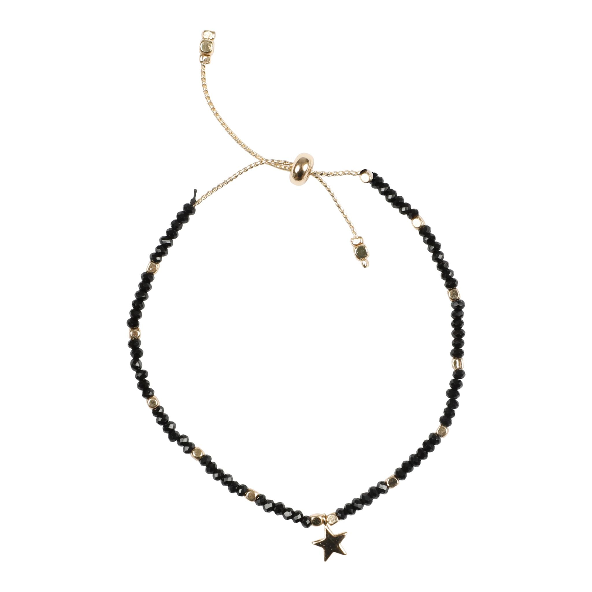 Single Star Beaded Bracelet Pull String - Denny's
