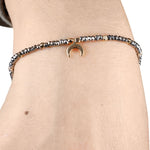 Gold Moon Hemotite Bead Bracelet - Denny's