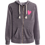 Love More Zip Hoodie - Denny's