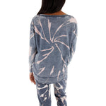 Bleached Round Hem Crew - Denny's