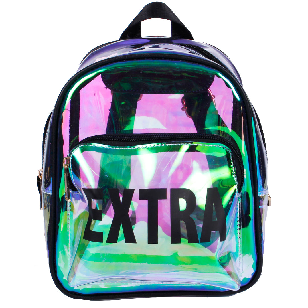 Clear Mini Backpack with Extra - Denny's