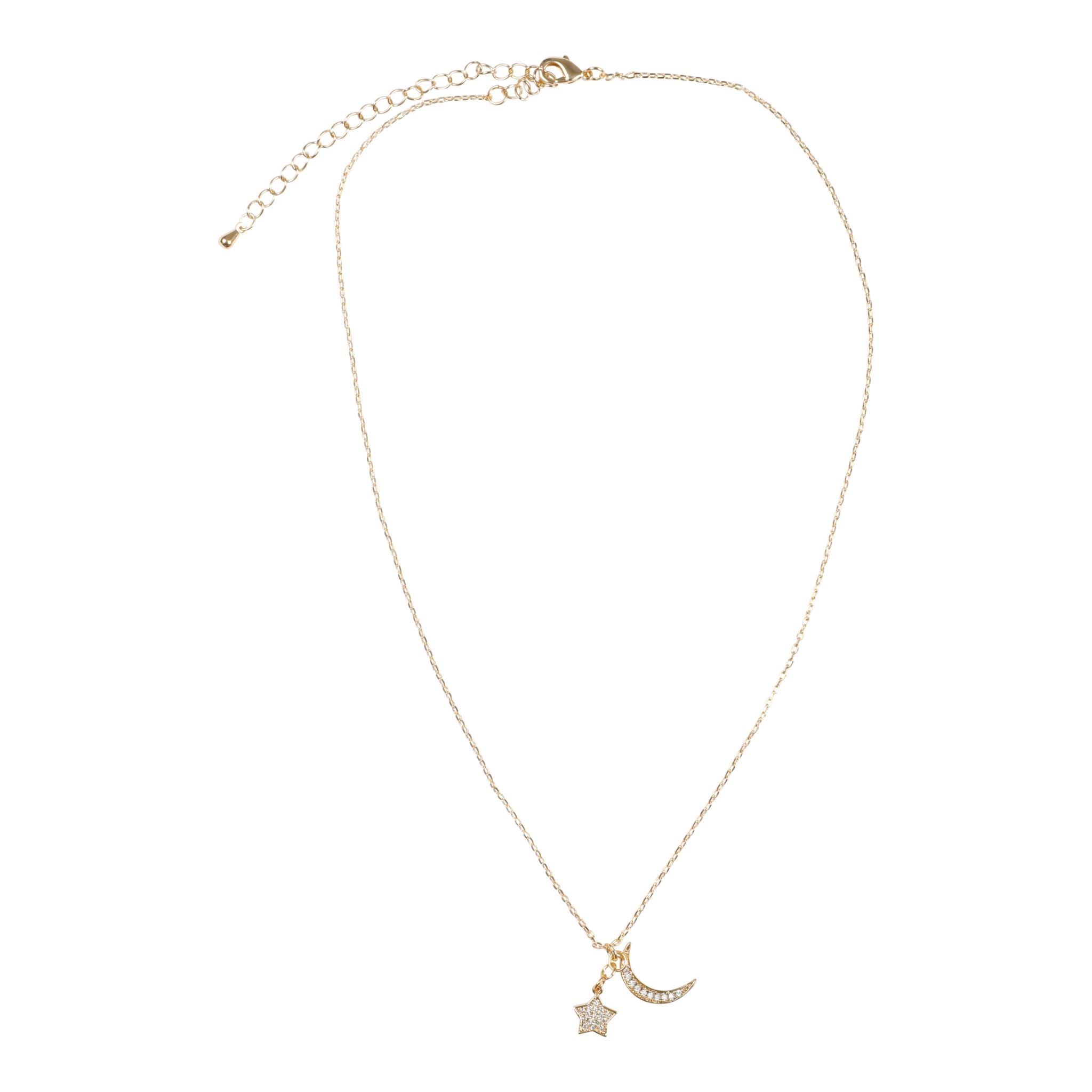 Stone Moon Star Necklace - Denny's