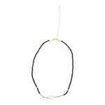 Fresh Water Pearl & Black Choker - Denny's