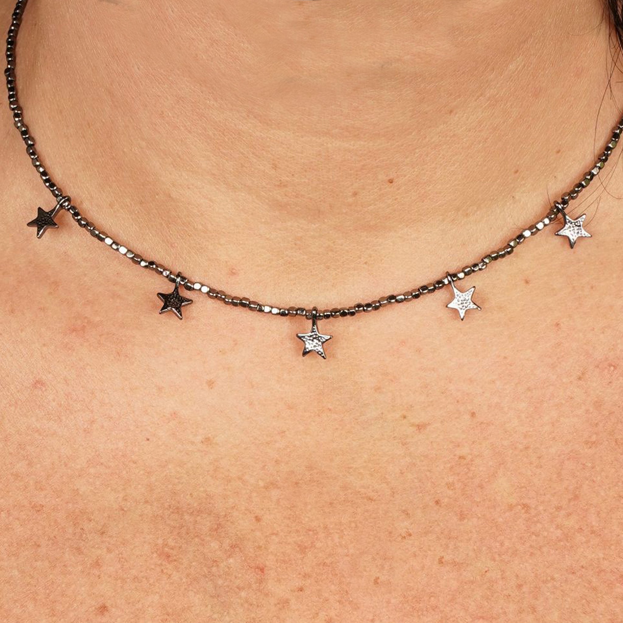 Multi Star Beaded Necklace - Denny's