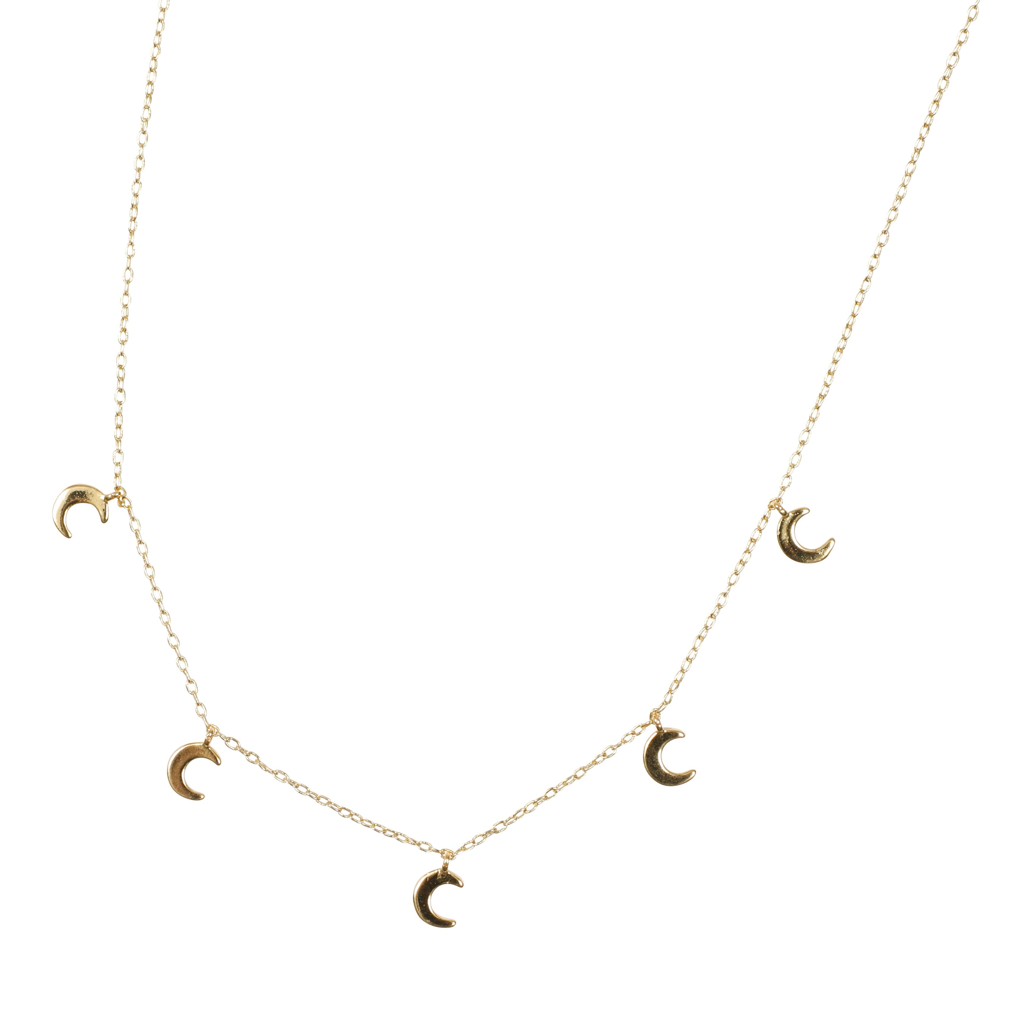 Moon Charms Chain Necklace - Denny's
