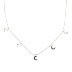 Moon Charm Chain Necklace - Denny's