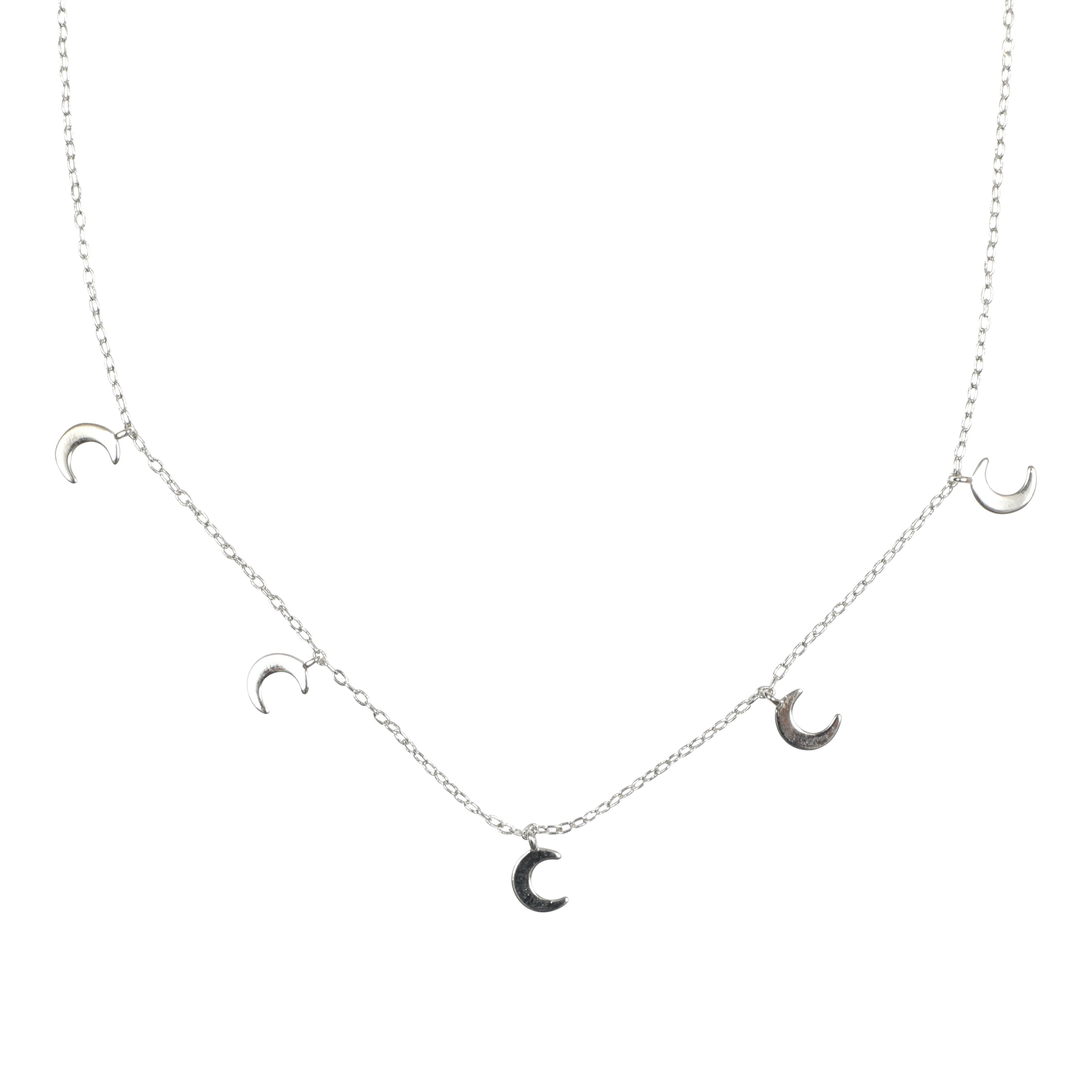 Moon Charm Chain Necklace - Denny's
