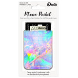 Opal Print Faux Leather Pocket - Denny's