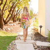 Smocked Top Oasis Print Fiola Dress - Denny's