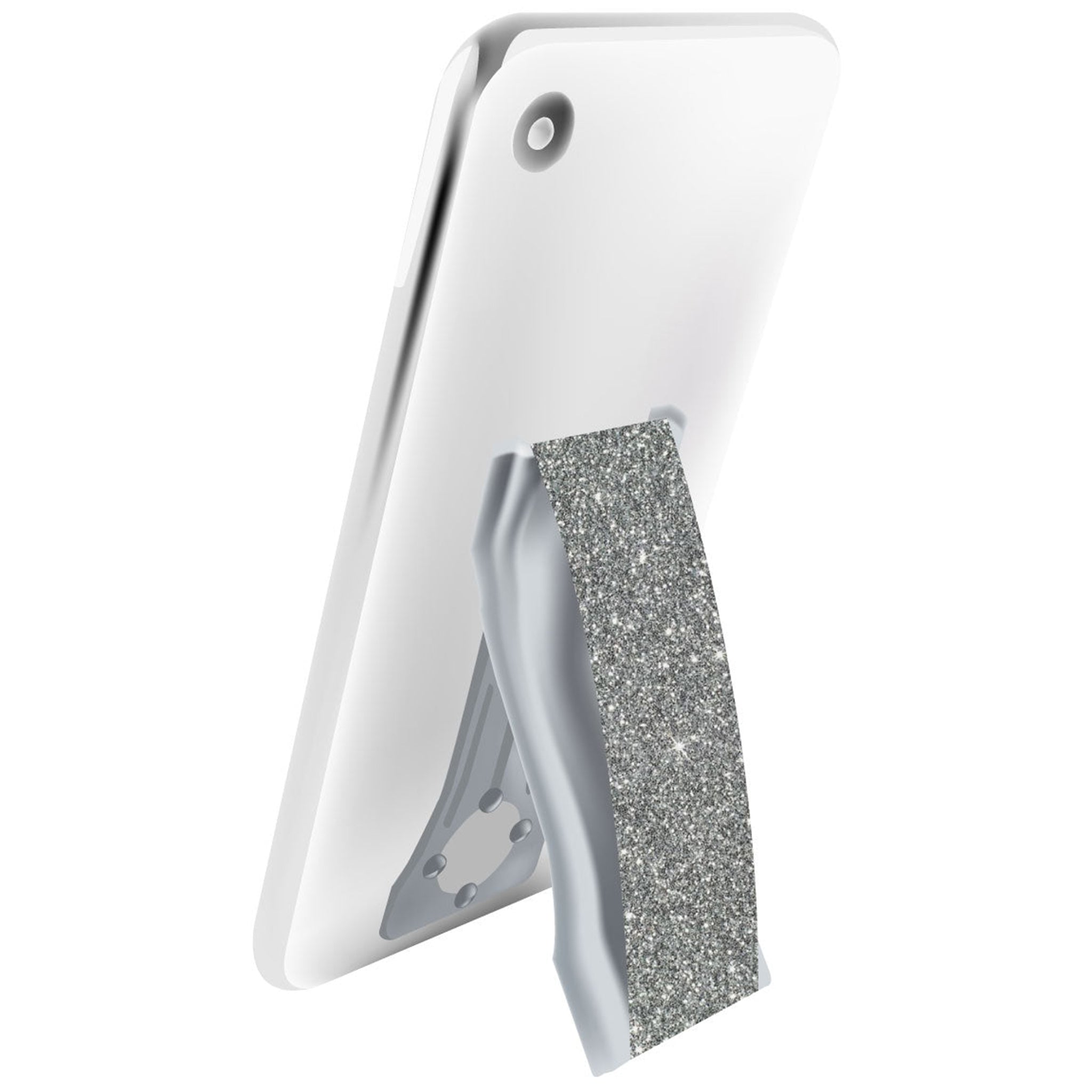 Silver Sparkle Magnetic Phone Grip - Denny's