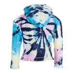 Long Sleeve Zip Hoodie Spiral Tie Dye - Denny's