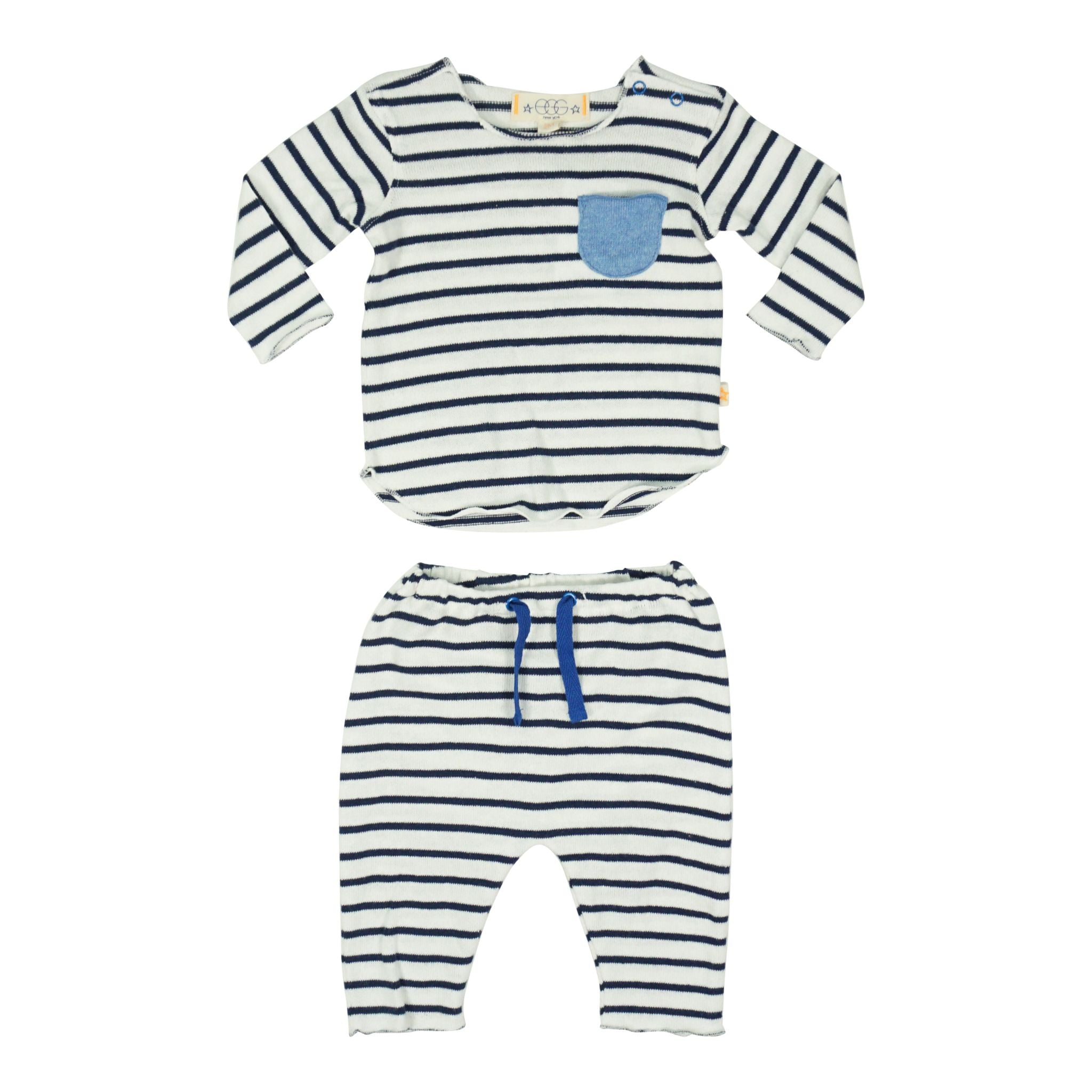 2 Piece Bobbi Set Stripe - Denny's
