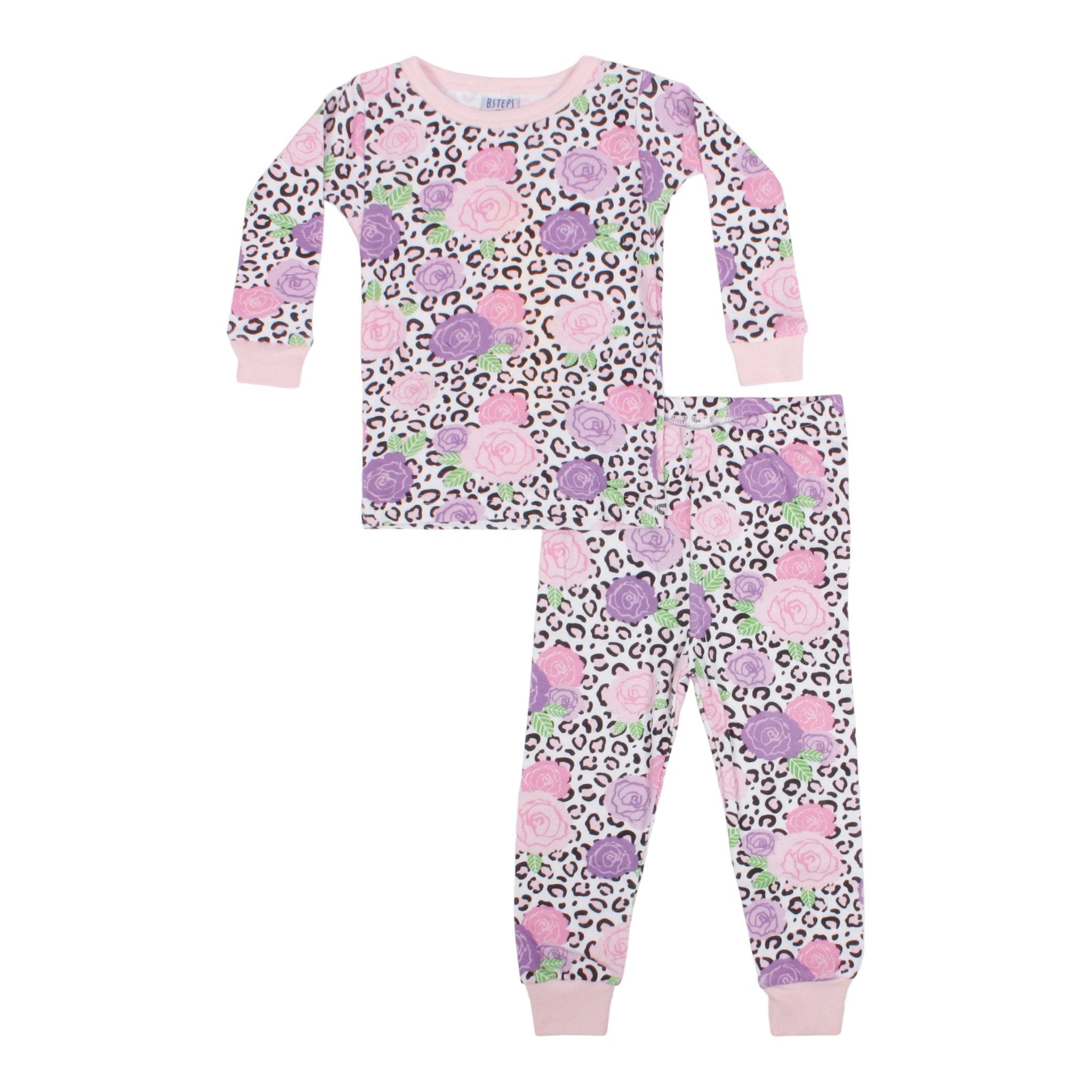 Floral Leopard 2pc PJ - Denny's
