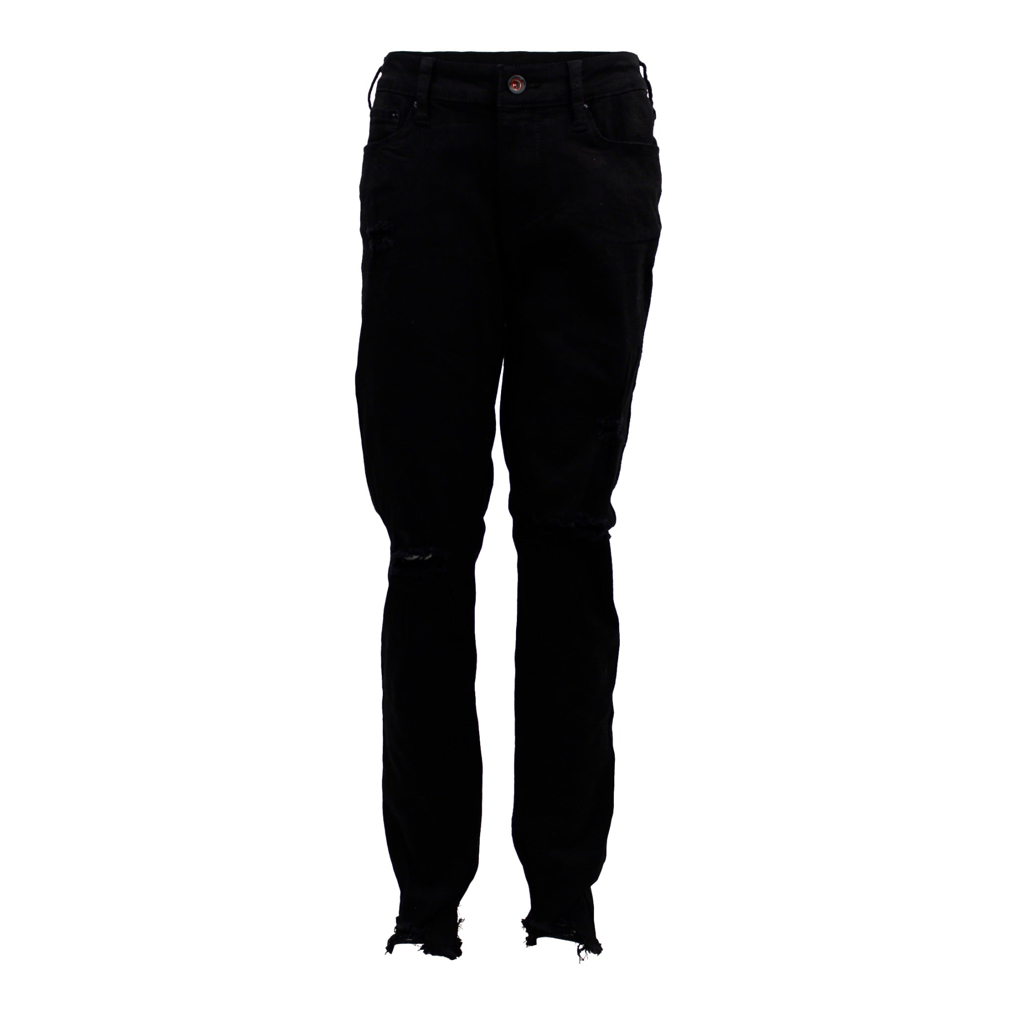 Destroyed Black Skinny Jean - Denny's