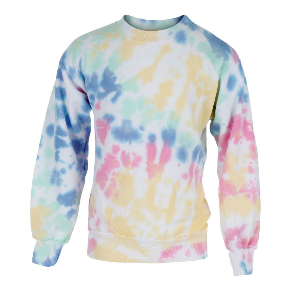 Pastel Tie Dye Crewneck Sweatshirt - Denny's