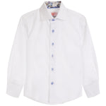 Contrast Insert Dress Shirt - Denny's
