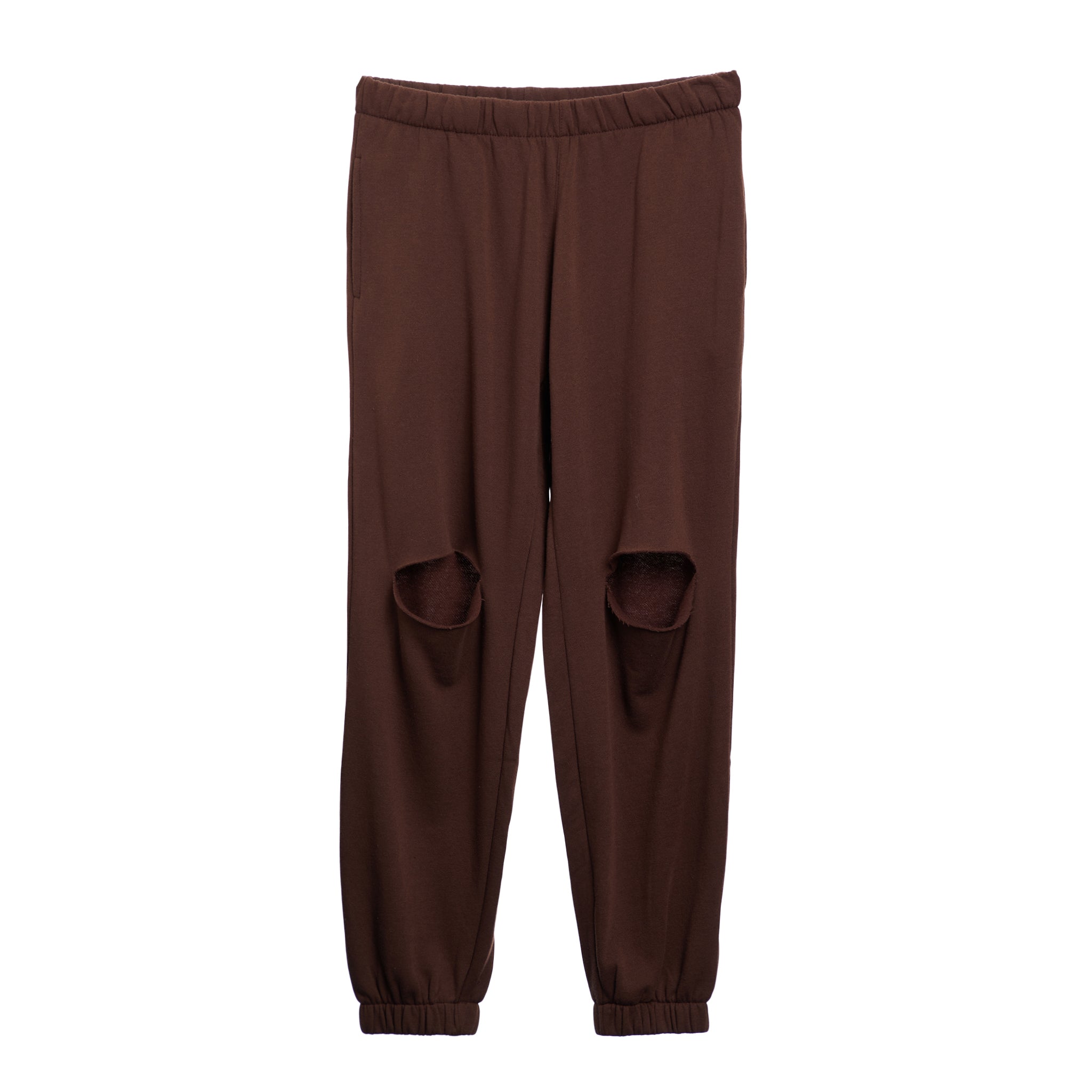Fleece Slit Knee Jogger - Denny's