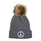 Sugar Glitter Peace Sign Pom Beanie - Denny's